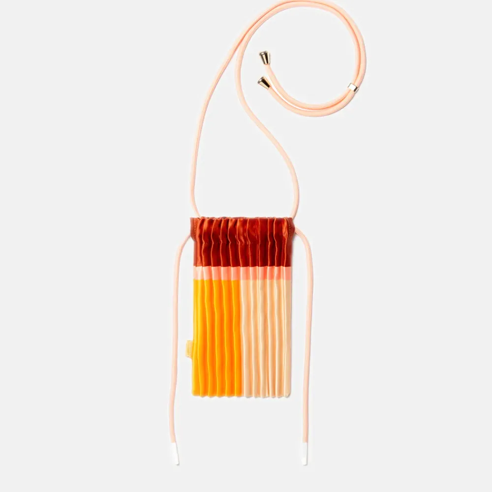 Amber Satin Pleated Mini Bag>Caroline Gardner Best Sale