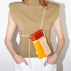 Amber Satin Pleated Mini Bag>Caroline Gardner Best Sale
