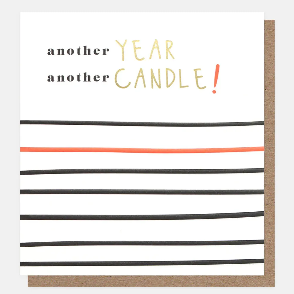 Another Year Another Candle Birthday Card>Caroline Gardner Sale