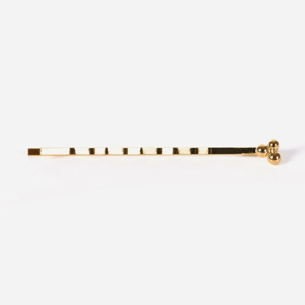 Astoria 24k Gold Gilded Hair Slide>Caroline Gardner Clearance