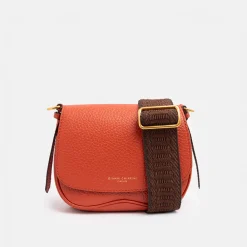 Autumn Orange Leather Chiara Bag>Caroline Gardner Outlet