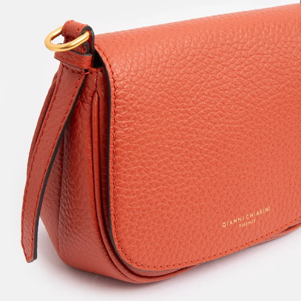 Autumn Orange Leather Chiara Bag>Caroline Gardner Outlet
