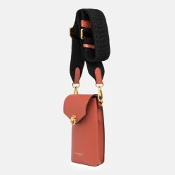 Autumn Orange Leather Corallo Phone Bag><noscript><img width=