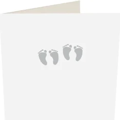 Baby Feet New Baby Card for Twins>Caroline Gardner Fashion