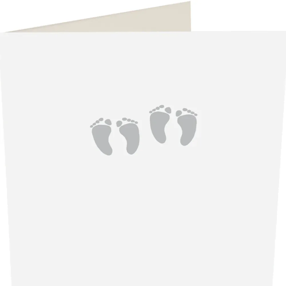 Baby Feet New Baby Card for Twins>Caroline Gardner Fashion