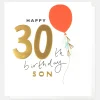 Balloon 30th Birthday Card For Son>Caroline Gardner Shop