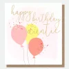 Balloons & Confetti Birthday Card For Auntie>Caroline Gardner Online