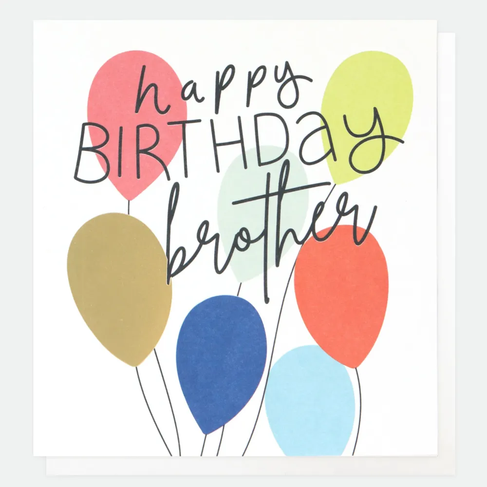 Balloons Birthday Card For Brother>Caroline Gardner Discount