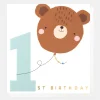 Bear Balloon 1st Birthday Card>Caroline Gardner Best Sale