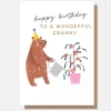 Bear Wonderful Granny Birthday Card For Grandma>Caroline Gardner Best Sale