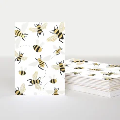 Bees Blank Notecards Pack of 10>Caroline Gardner Outlet