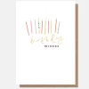 Big Candles Birthday Card>Caroline Gardner Fashion