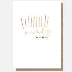 Big Candles Birthday Card>Caroline Gardner Fashion