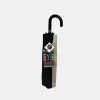 Black & Cream Swirl Folding Umbrella>Caroline Gardner New