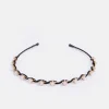 Black Daisy Pearl Crystal Headband>Caroline Gardner Fashion
