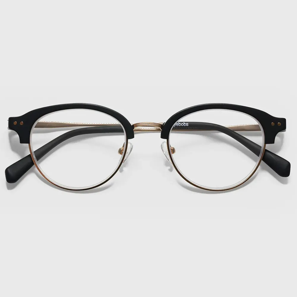 Black 'Dial Up' Reading Glasses>Caroline Gardner Flash Sale