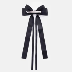 Black Double Ribbon Bow Hair Clip>Caroline Gardner Cheap