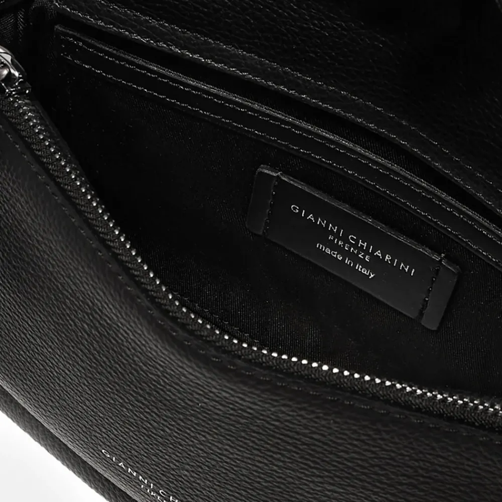 Black Leather Ally Bag>Caroline Gardner Cheap