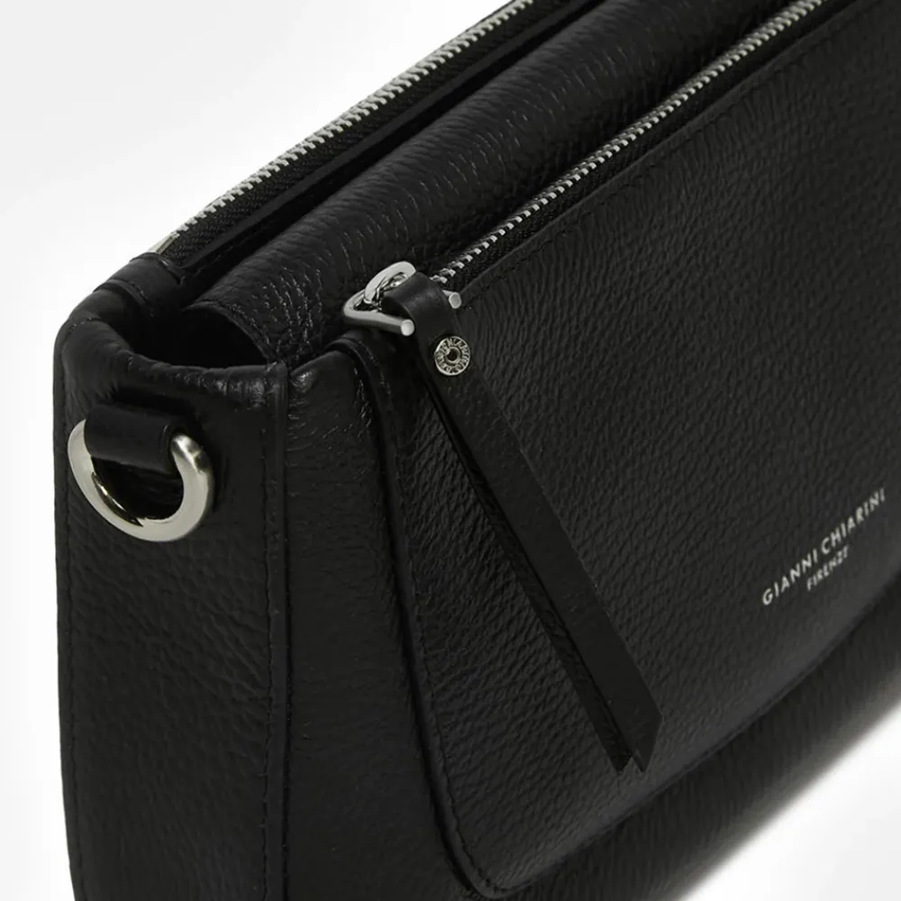 Black Leather Ally Bag>Caroline Gardner Cheap
