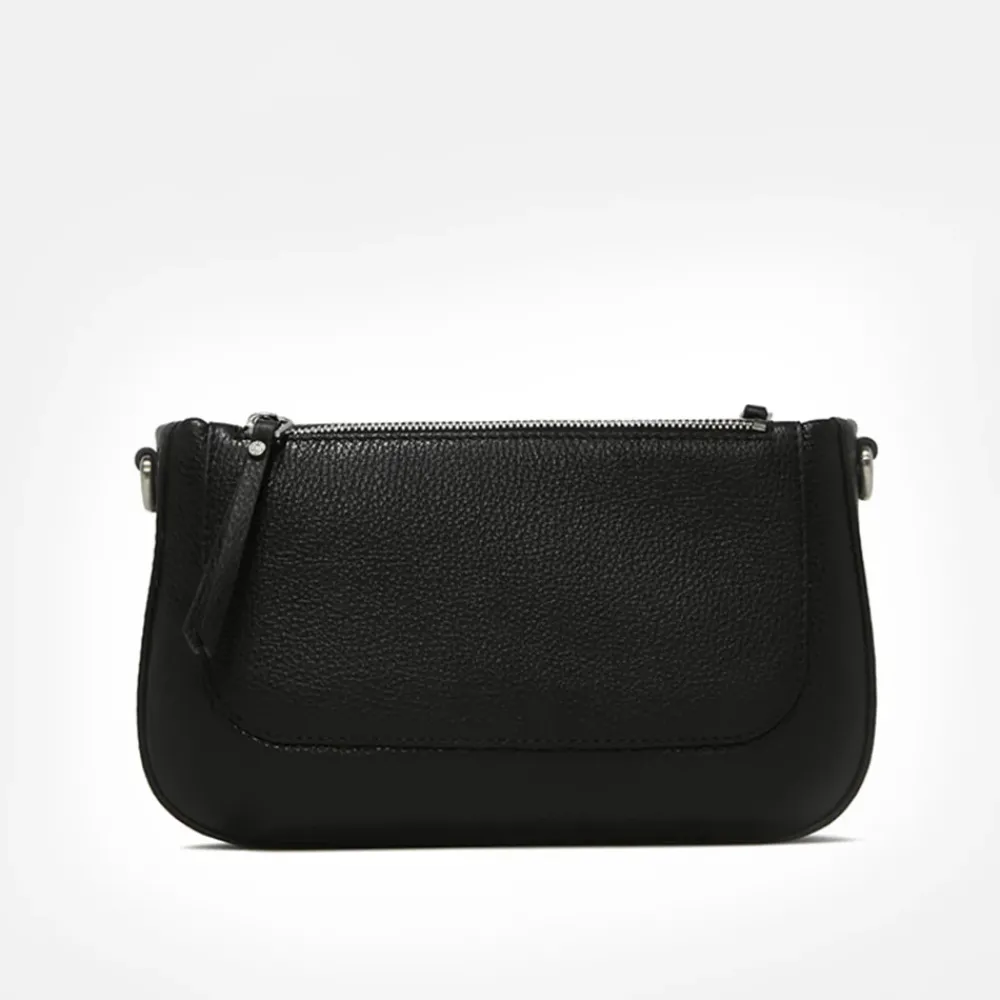 Black Leather Ally Bag>Caroline Gardner Cheap