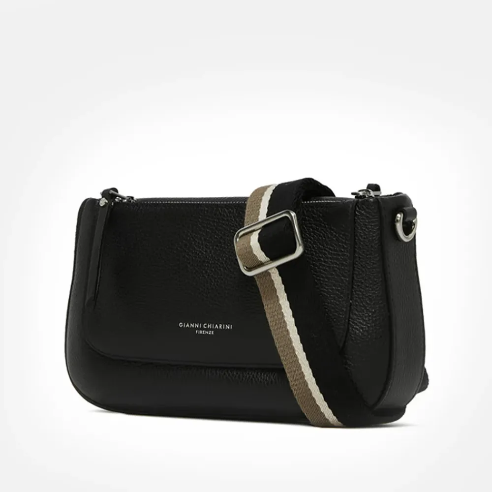 Black Leather Ally Bag>Caroline Gardner Cheap