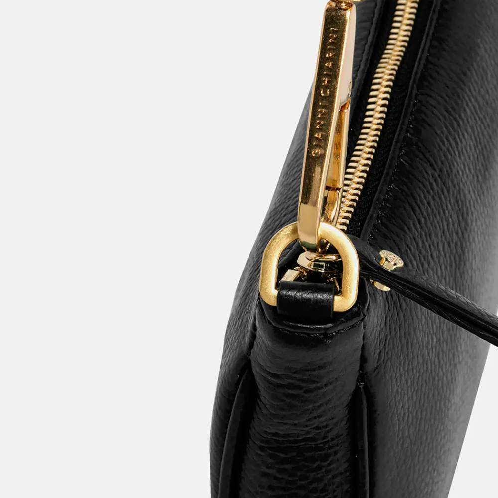 Black Leather Brooke Bag>Caroline Gardner Flash Sale