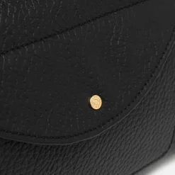 Black Leather Brooke Flap Bag><noscript><img width=