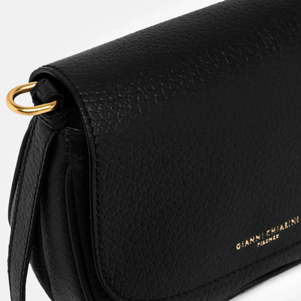 Black Leather Chiara Bag>Caroline Gardner Clearance