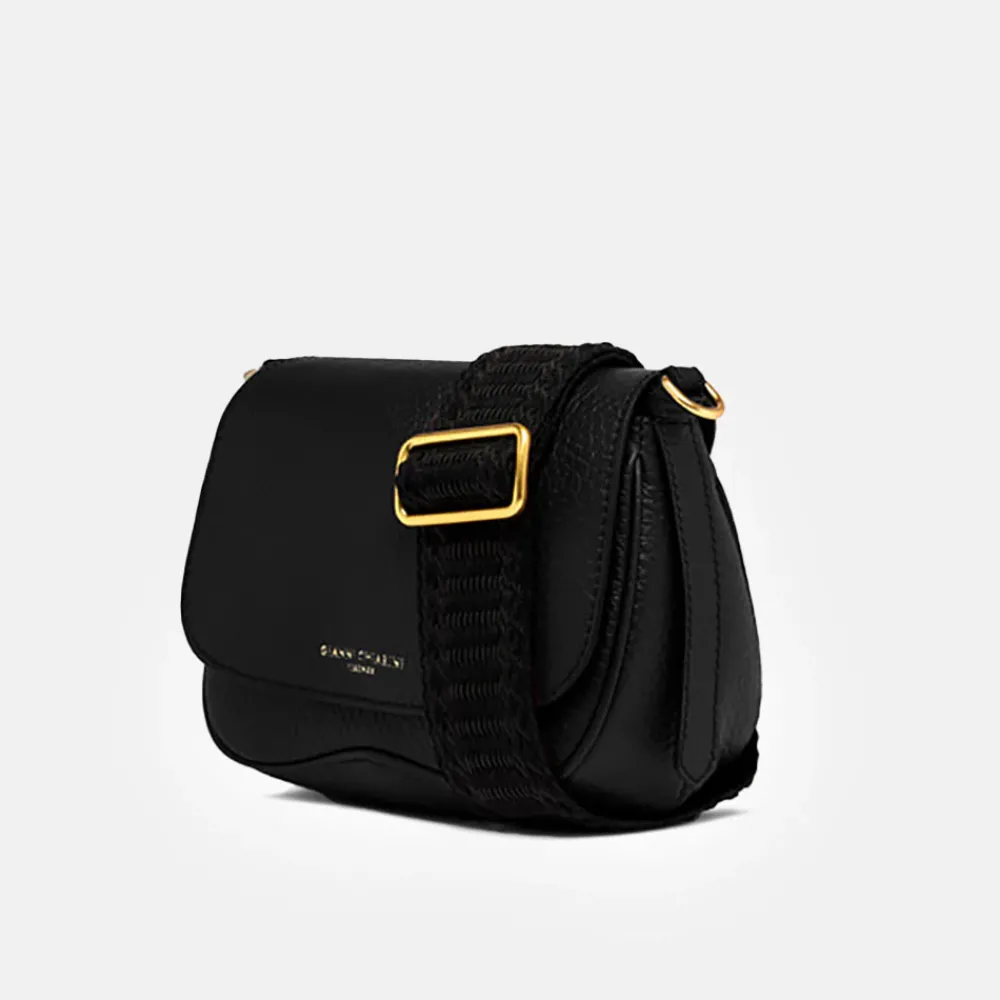 Black Leather Chiara Bag>Caroline Gardner Clearance