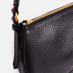 Black Leather Chiara Shoulder Bag><noscript><img width=