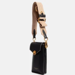 Black Leather Corallo Phone Bag><noscript><img width=
