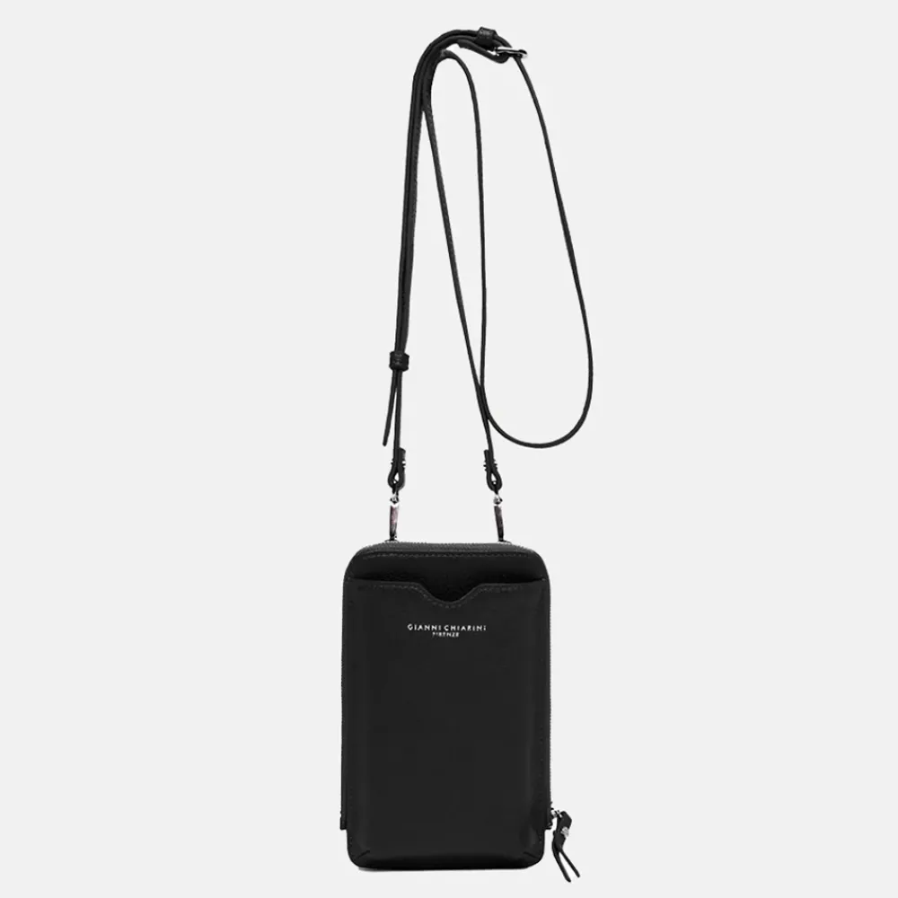 Black Leather Dollaro Phone Bag>Caroline Gardner Best Sale