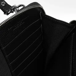 Black Leather Dollaro Phone Bag><noscript><img width=