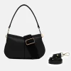 Black Leather Helena Baguette Bag>Caroline Gardner Hot