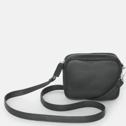 Black Leather Mini Camera Bag>Caroline Gardner Outlet