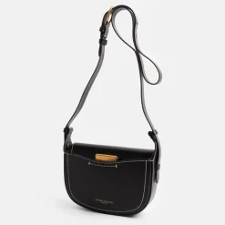Black Leather Sandy Crossbody Bag><noscript><img width=