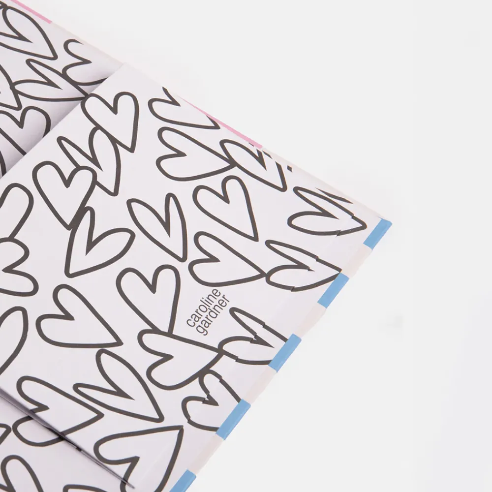 Block Stripe Case Bound Notebook>Caroline Gardner Fashion
