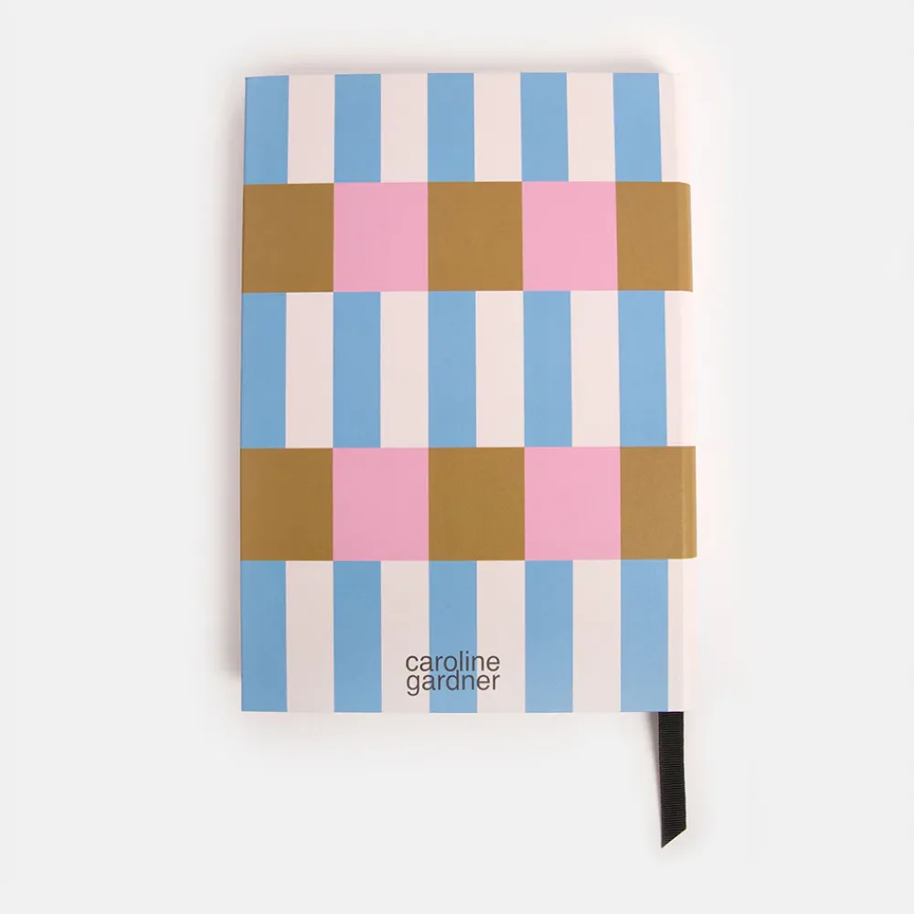 Block Stripe Case Bound Notebook>Caroline Gardner Fashion