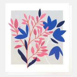 Blue & Pink Floral Everyday Card>Caroline Gardner Cheap