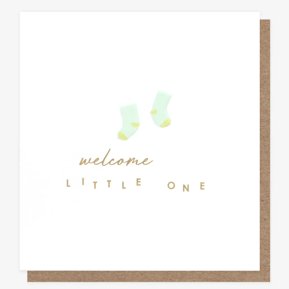 Blue Socks New Baby Boy Card>Caroline Gardner Outlet