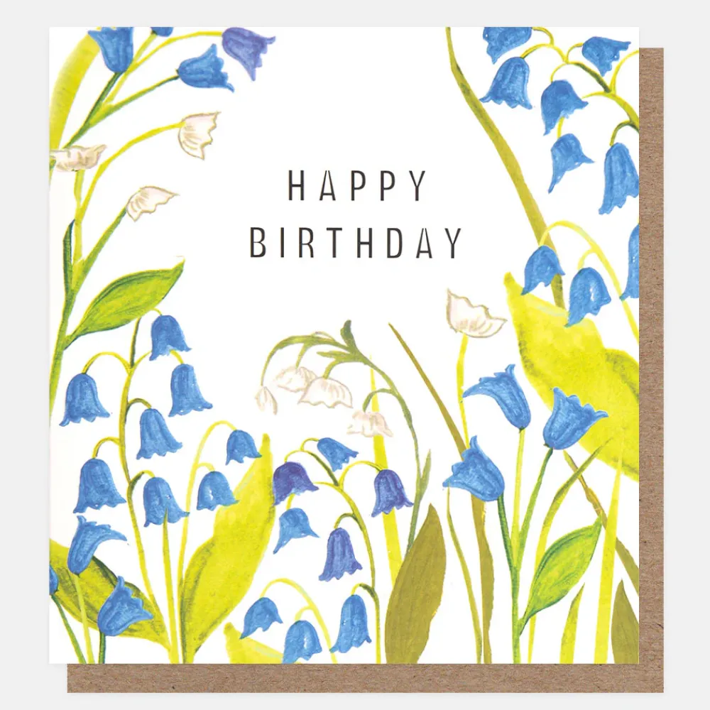 Bluebells Happy Birthday Card>Caroline Gardner Outlet