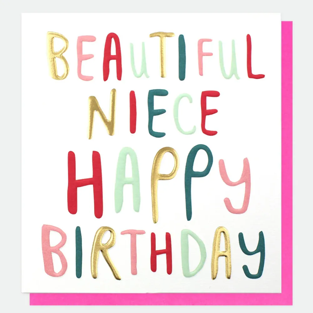 Bold Text Birthday Card For Niece>Caroline Gardner Outlet
