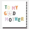 Bold Text Flower Birthday Card For Godmother>Caroline Gardner Discount