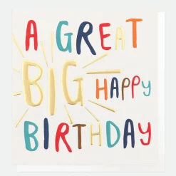 Bold Text Great Big Birthday Card>Caroline Gardner Hot