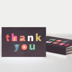 Bold Text Thank You Cards Pack of 10>Caroline Gardner Hot