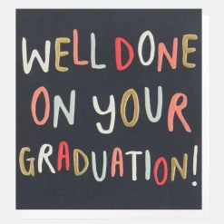 Bold Text Well Done On Your Graduation Card>Caroline Gardner Flash Sale