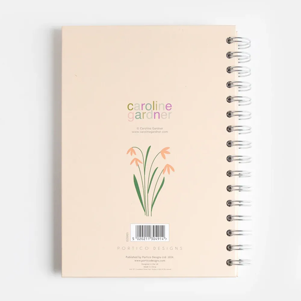 Botanic Blooms 2025 A5 Wiro Diary>Caroline Gardner Outlet