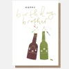 Bottles Birthday Card For Brother>Caroline Gardner Clearance