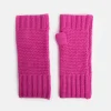 Bright Pink Cashmere Link Knit Wrist Warmers>Caroline Gardner Best Sale