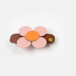 Brown/Pink Florence Mini Hair Clip><noscript><img width=